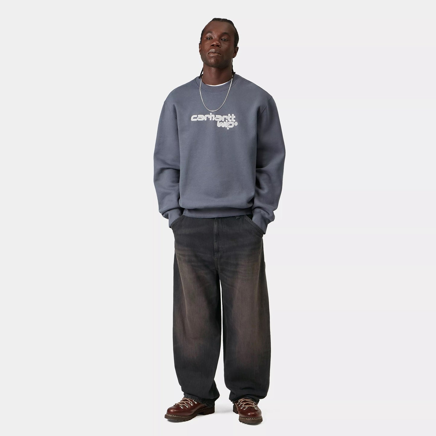 OG Single Knee Pant - Black tobacco used wash