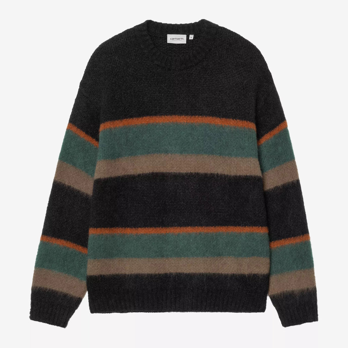 Merton Sweater, Sundling Stripes - Dark Scarab