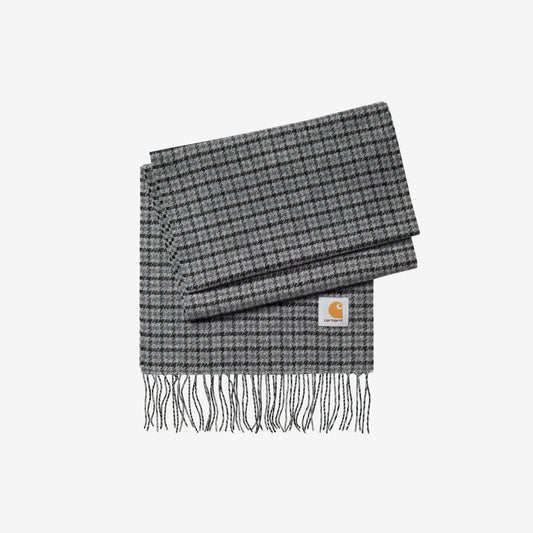 Lowis Scarf Lowis Houndstooth, Grey Heather