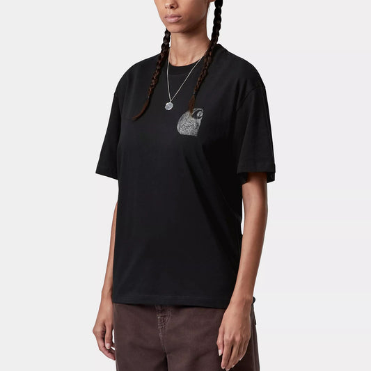 W' S/S Okniceok T-Shirt - Black
