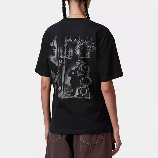 W' S/S Okniceok T-Shirt - Black