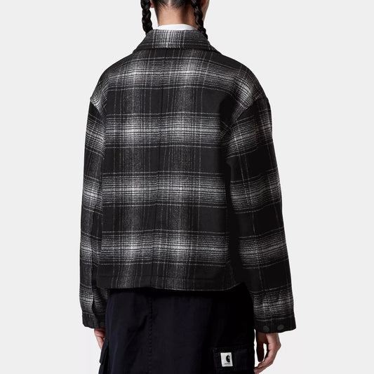 W' Brennan Shirt Jac - Check, Black / Wax