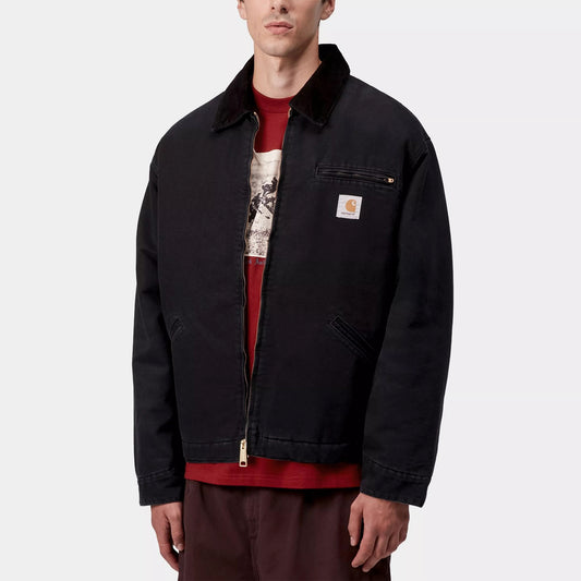 OG Detroit Jacket - Black/Black stone canvas