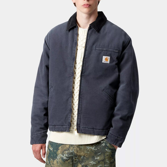OG Detroit Jacket - Dark Navy / Black (Stone Canvas)