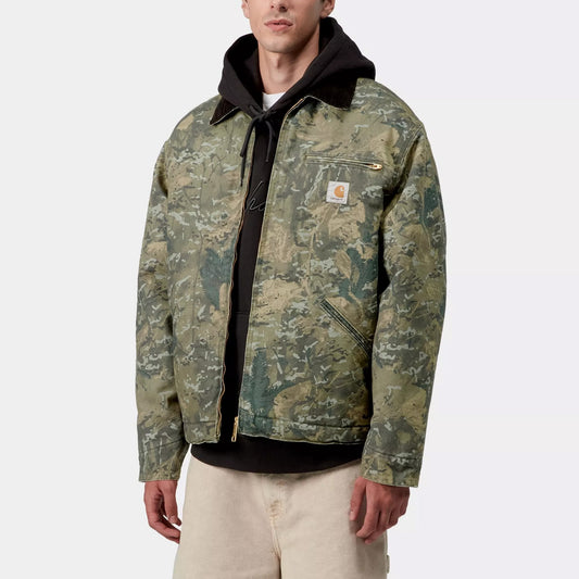 OG Detroit Jacket - Camo Combi, Green / Black, Stone Washed