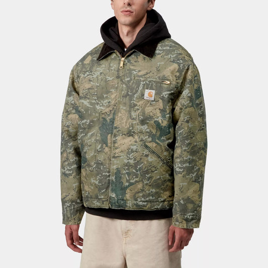OG Detroit Jacket - Camo Combi, Green / Black, Stone Washed