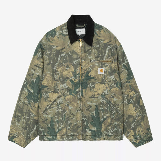 OG Detroit Jacket - Camo Combi, Green / Black, Stone Washed