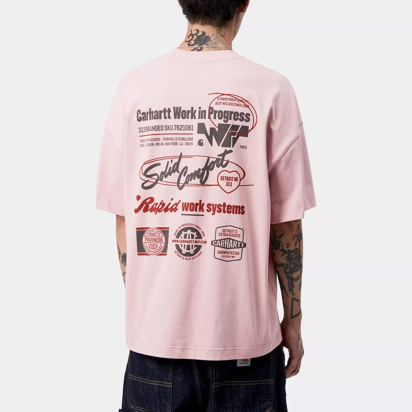 S/S Networks T-shirt - Glassy Pink