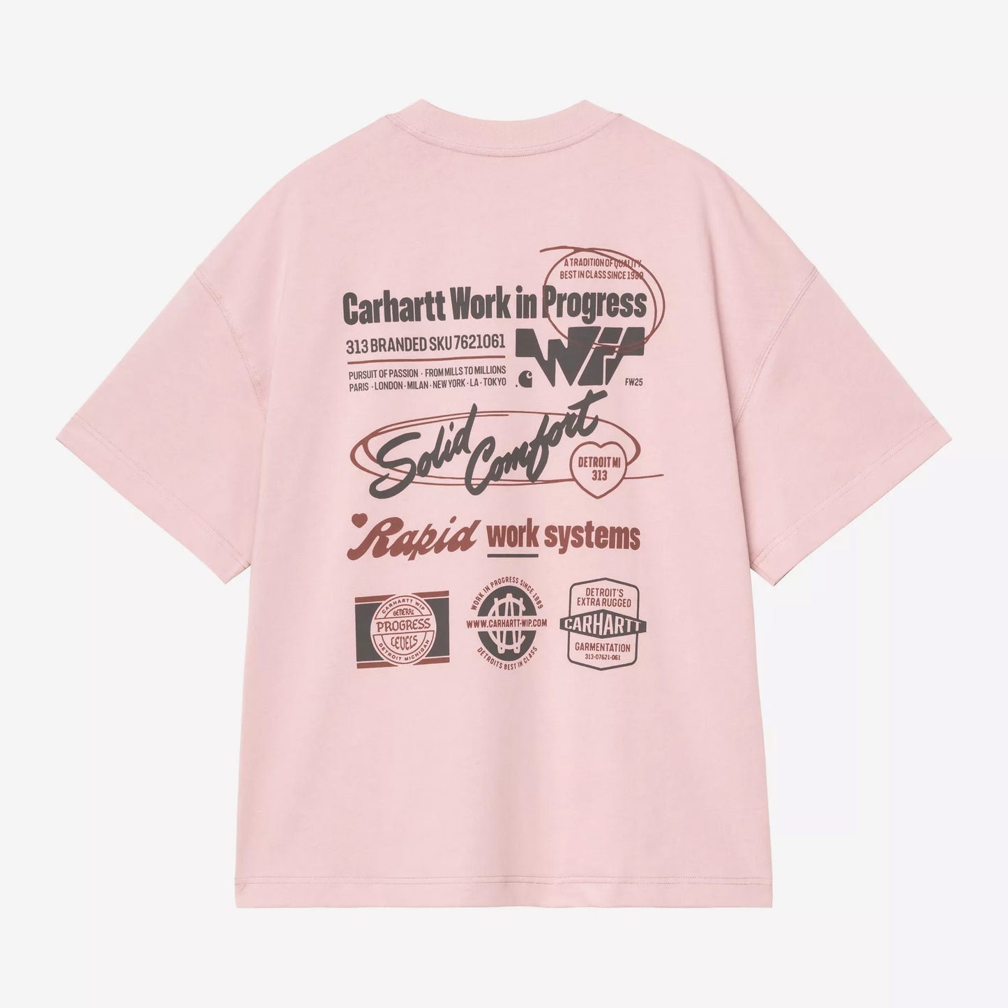S/S Networks T-shirt - Glassy Pink