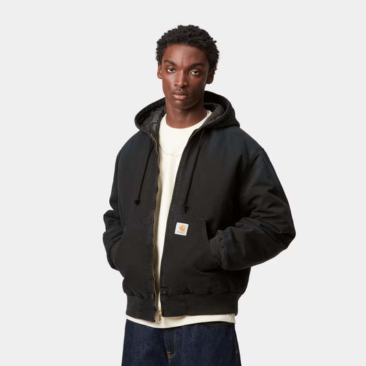 OG Active Jacket - Black, Stone Washed