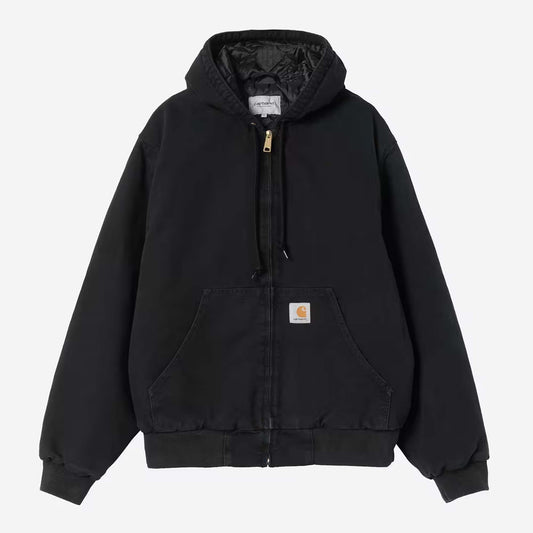 OG Active Jacket - Black, Stone Washed