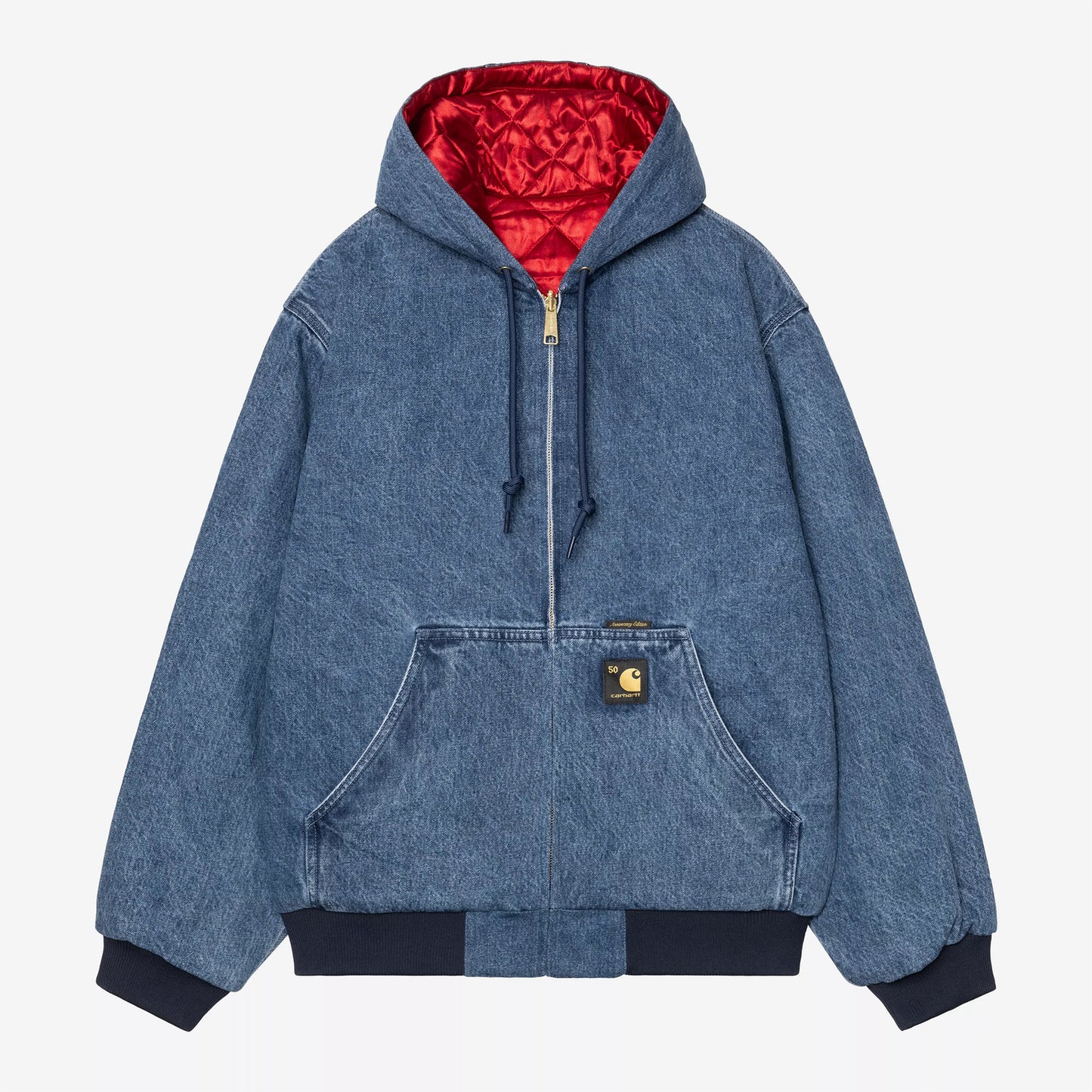 50 Years Anniversary OG Active Jacket Denim - Blue / USA Red stone bleached
