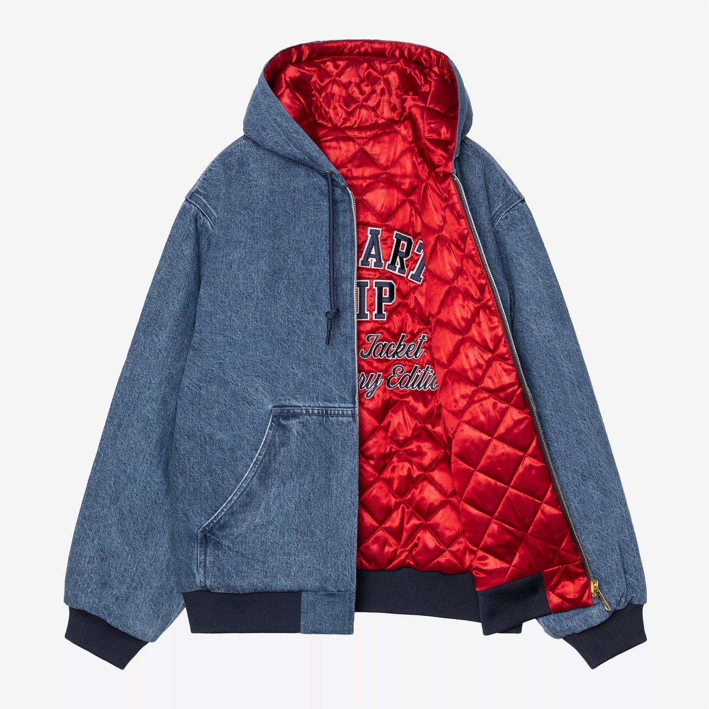 50 Years Anniversary OG Active Jacket Denim - Blue / USA Red stone bleached