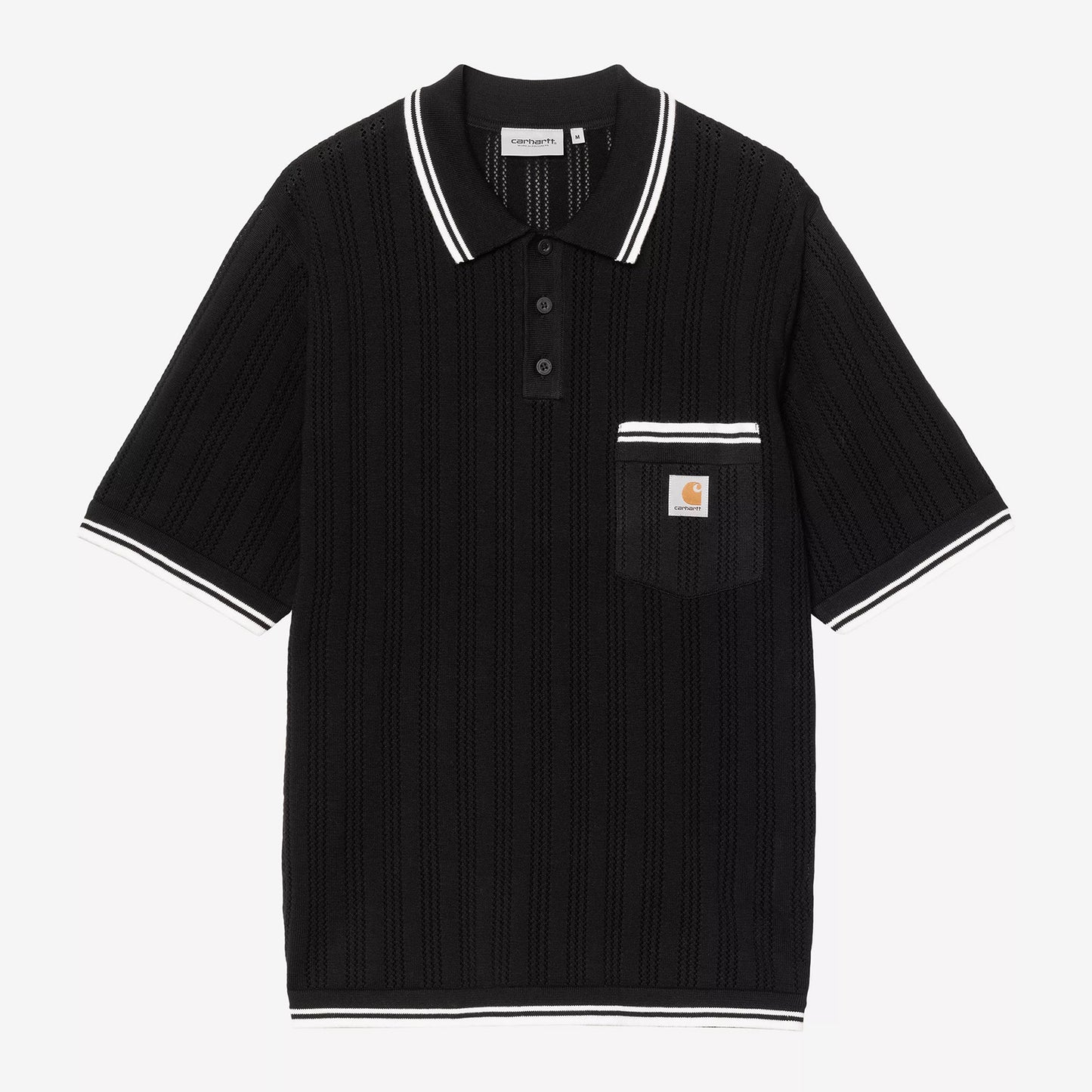 S/S Ramsey Polo - Black / Wax