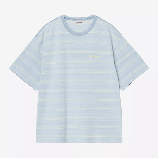S/S Matti T-Shirt - Matti Stripe, Icaria / Sph indigo