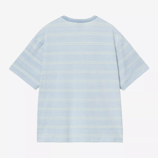 S/S Matti T-Shirt - Matti Stripe, Icaria / Sph indigo