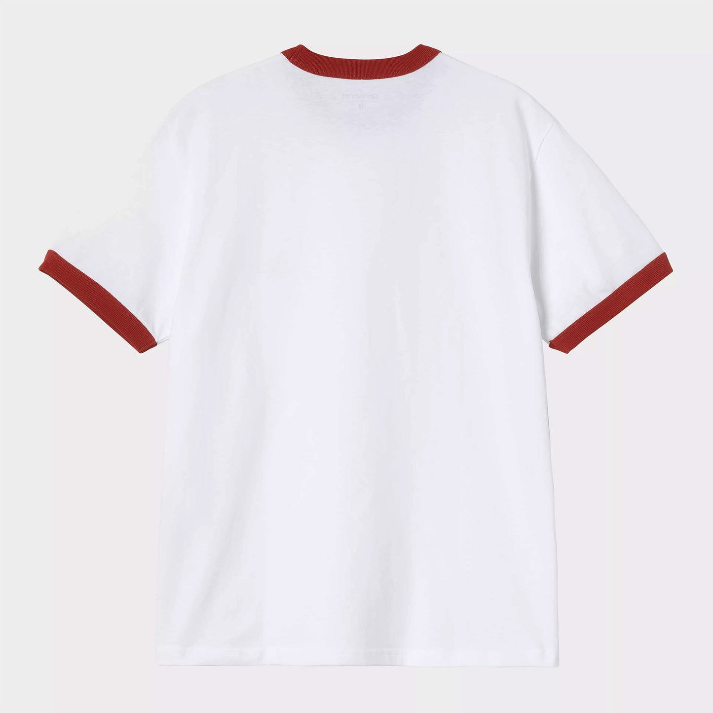 S/S IP Ringer T-Shirt - White / Red
