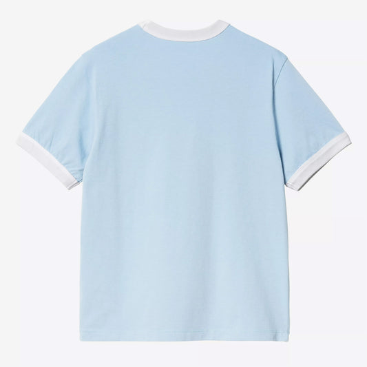 S/S IP Ringer T-Shirt - Icaria / White