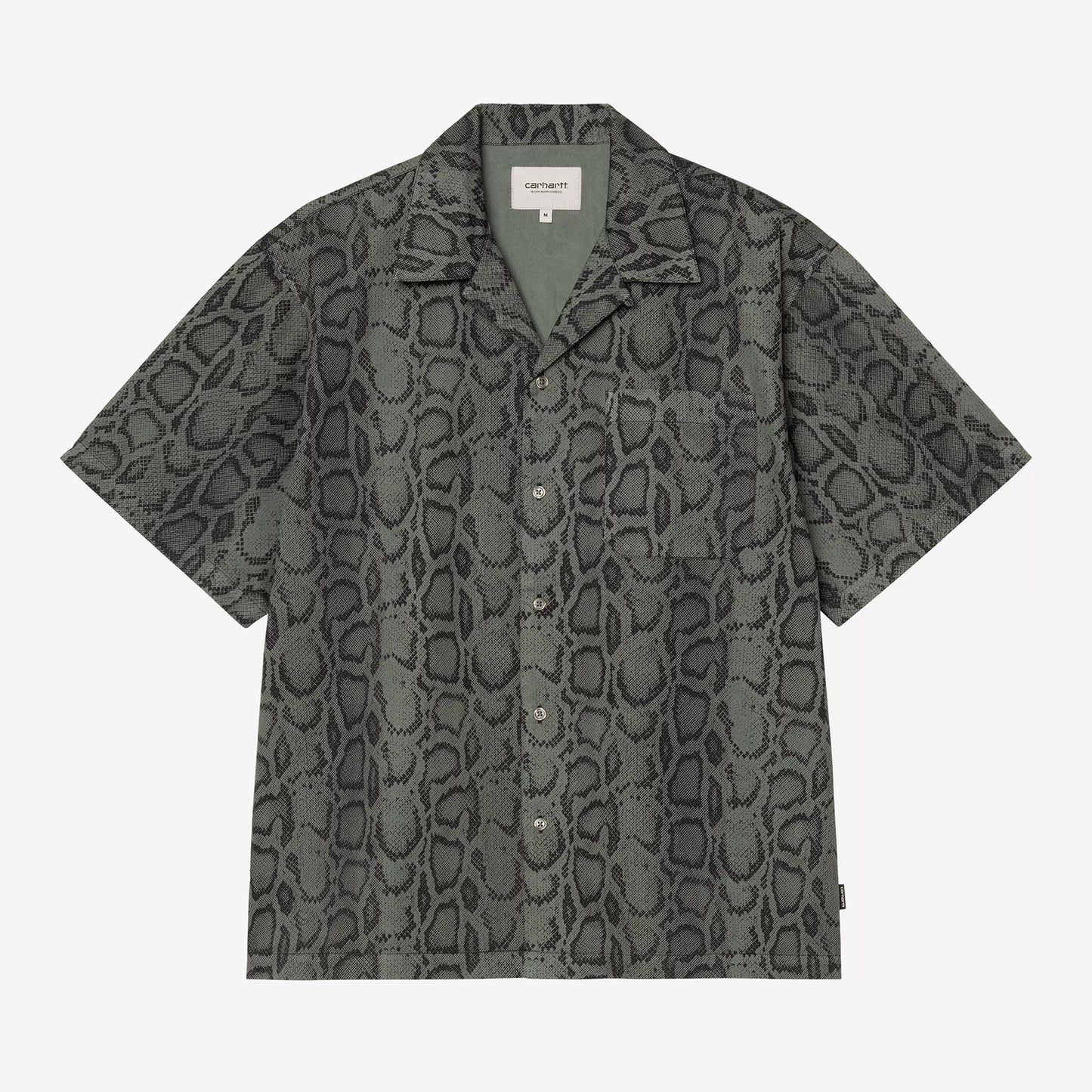 S/S Snake Camo Shirt, Snake Camo - Leaf (Garment Dyed)