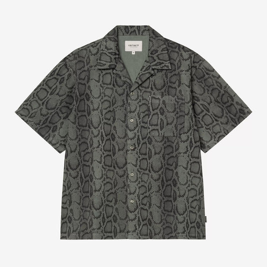 S/S Snake Camo Shirt, Snake Camo - Leaf (Garment Dyed)