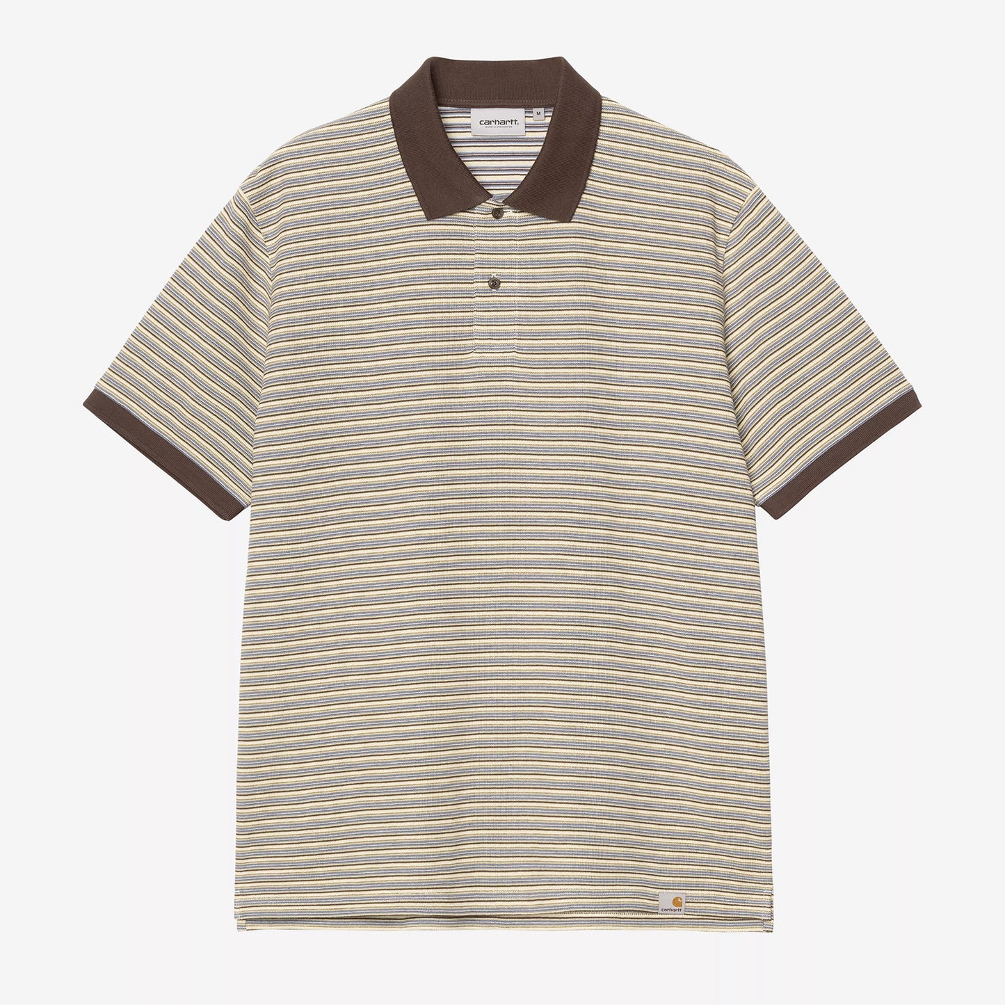 S/S Dion Polo - Dion Stripe, Wax