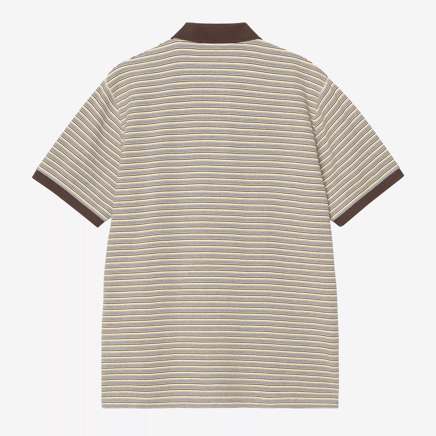 S/S Dion Polo - Dion Stripe, Wax