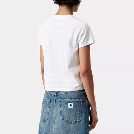 W' S/S Honest Work T-Shirt - White / Black