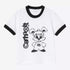 W' S/S IP Ringer T-Shirt - White / Black
