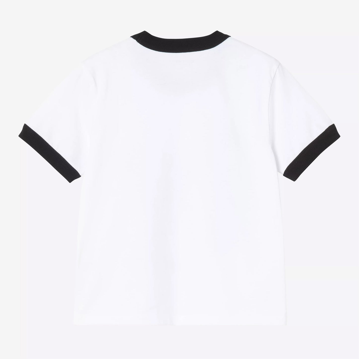 W' S/S IP Ringer T-Shirt - White / Black