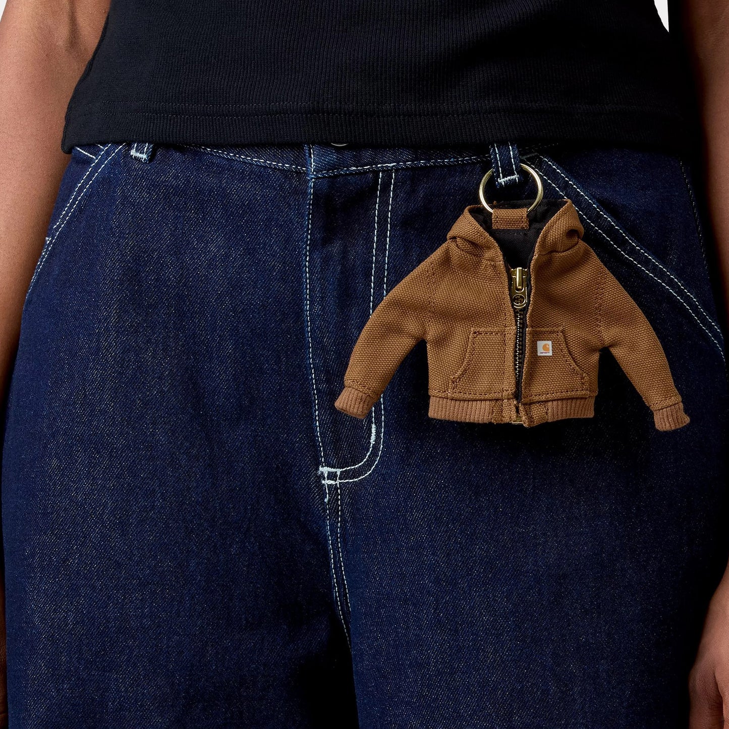 Mini Active Jacket Keychain - Hamilton Brown