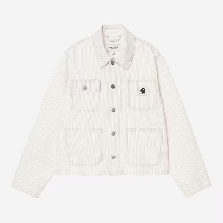 W' Mercer Chore Coat Mercer Stripe, Graphite / Wax bleached