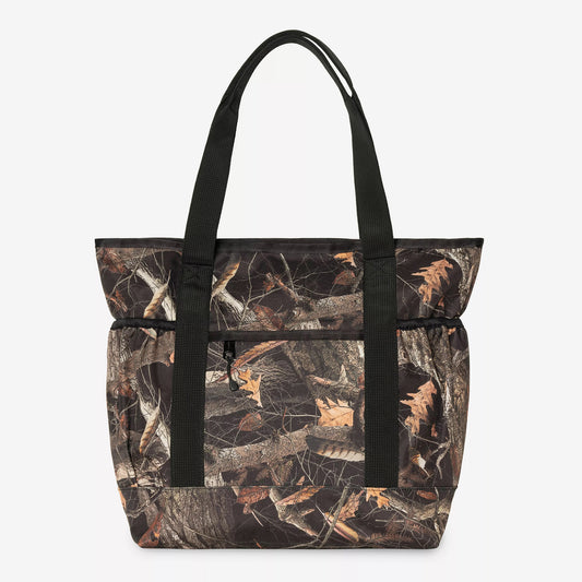 Clapton Tote Bag - Camo Feather Tree, Black