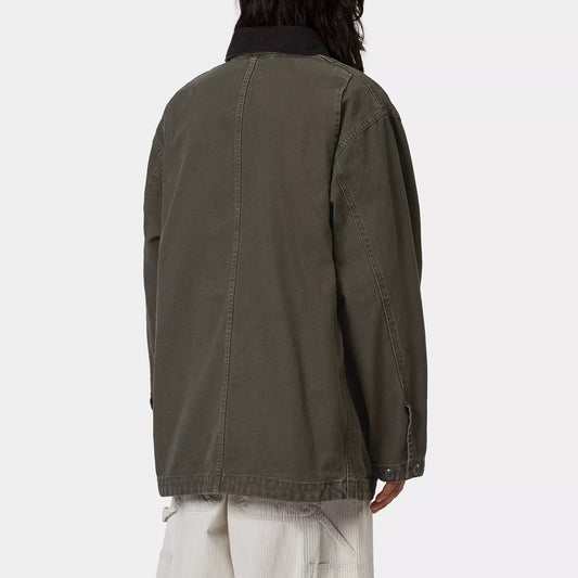 Prescott Coat - Oxide Green / Black (Garment Dyed)