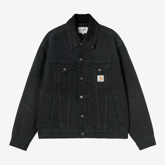 OG Trucker Jacket - Black / Black stone canvas