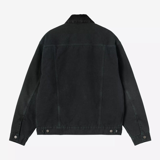 OG Trucker Jacket - Black / Black stone canvas