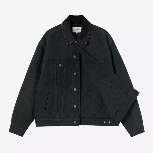 OG Trucker Jacket - Black / Black stone canvas