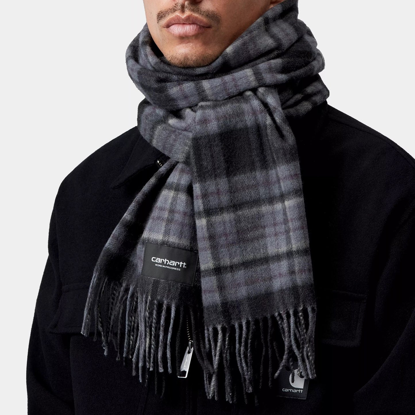 Parson Scarf, Parson Check - Shady Purple