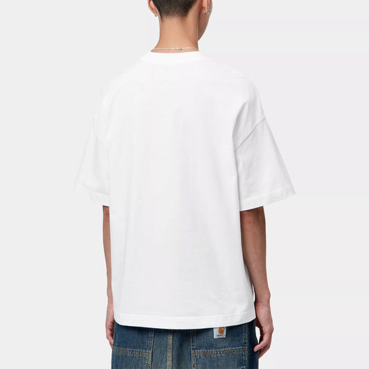 S/S Chapter Script T-Shirt - White / Black