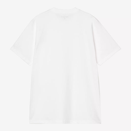 S/S Small Heart T-Shirt - White/Red