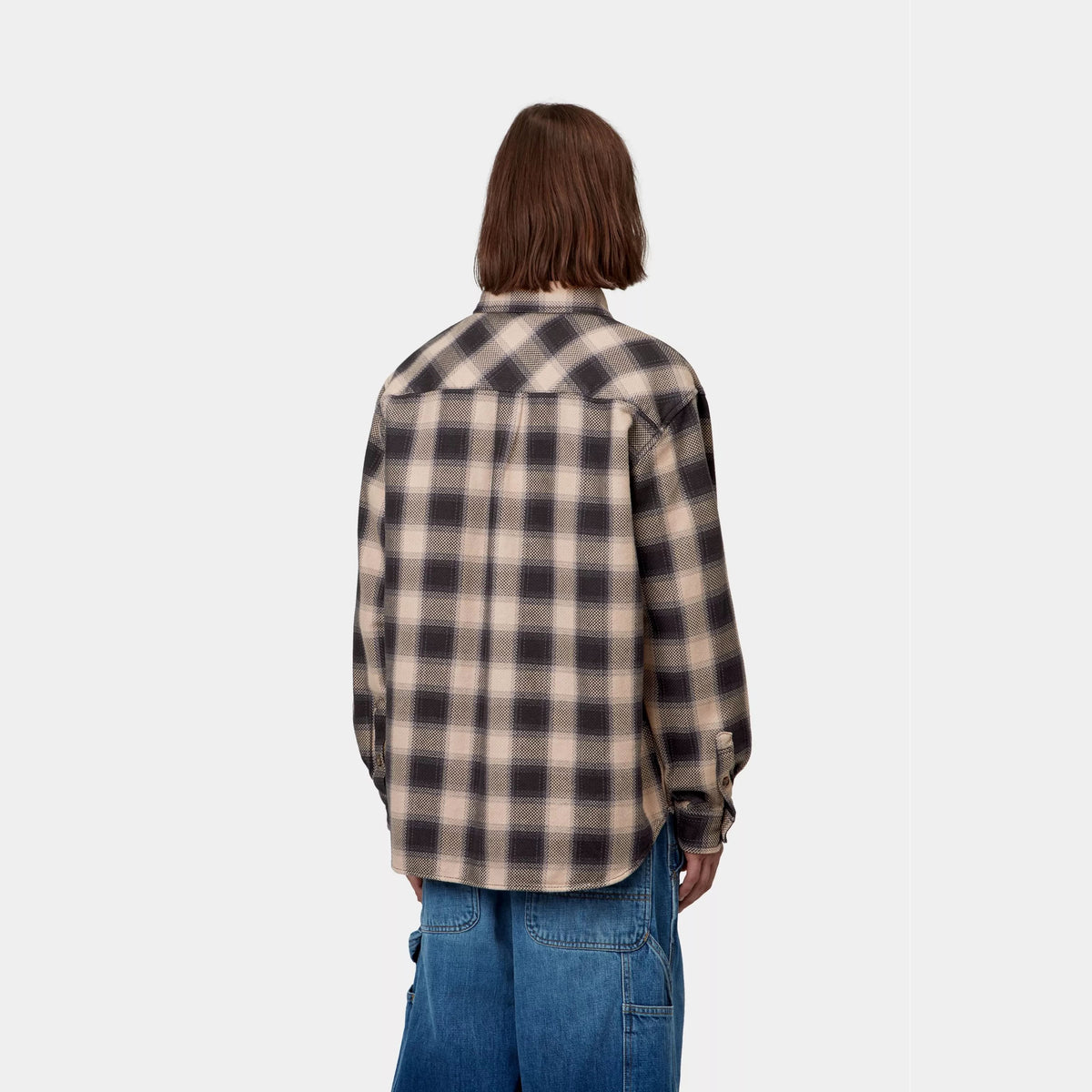 L/S Dayne Shirt - Dayne Check, Shady Purple