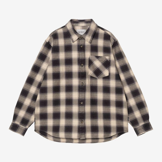 L/S Dayne Shirt - Dayne Check, Shady Purple