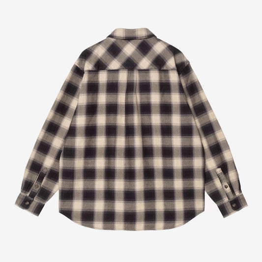 L/S Dayne Shirt - Dayne Check, Shady Purple
