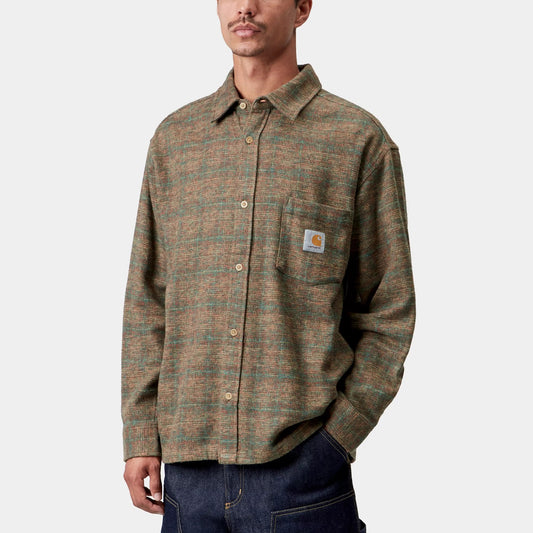 L/S Bagley Shirt - Bagley Check, Hamilton Brown