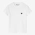 Women's S/S Small Heart Patch T-Shirt - White/Black