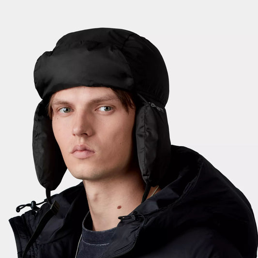 Ardon Ear Guard Cap - Black/Shady Grey