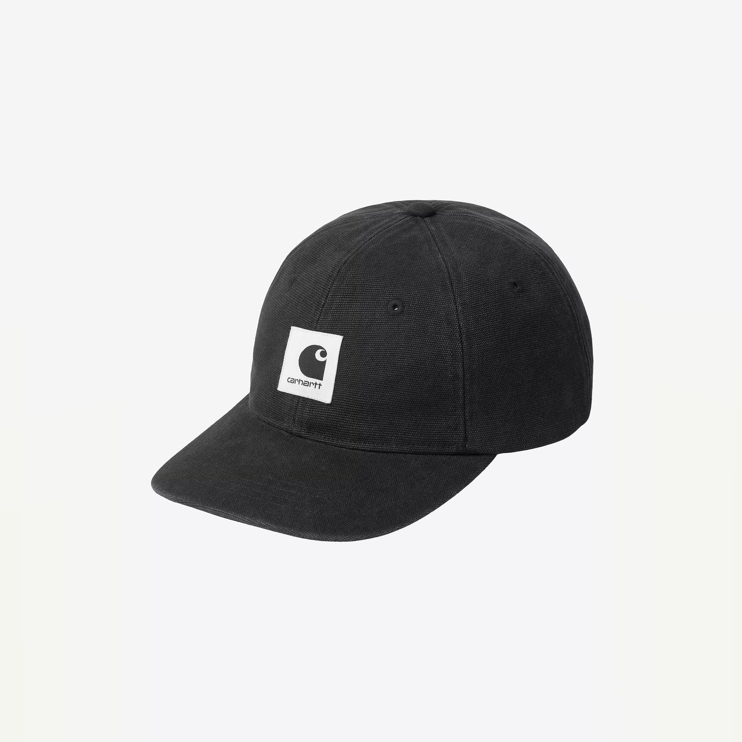 Canvas Cap - Black (Stone Washed)