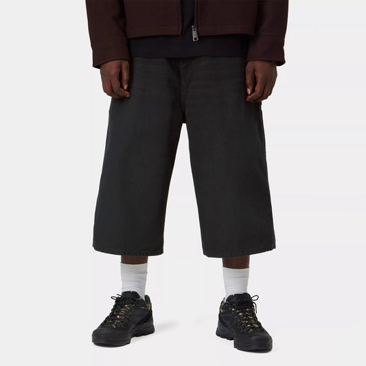 OG Single Knee Long Short - Black stone canvas