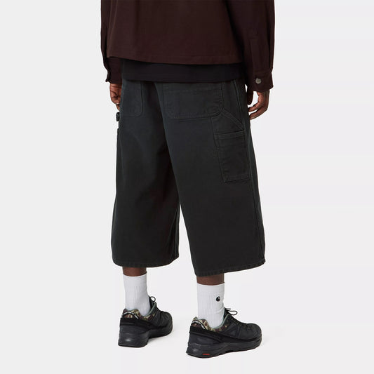 OG Single Knee Long Short - Black stone canvas