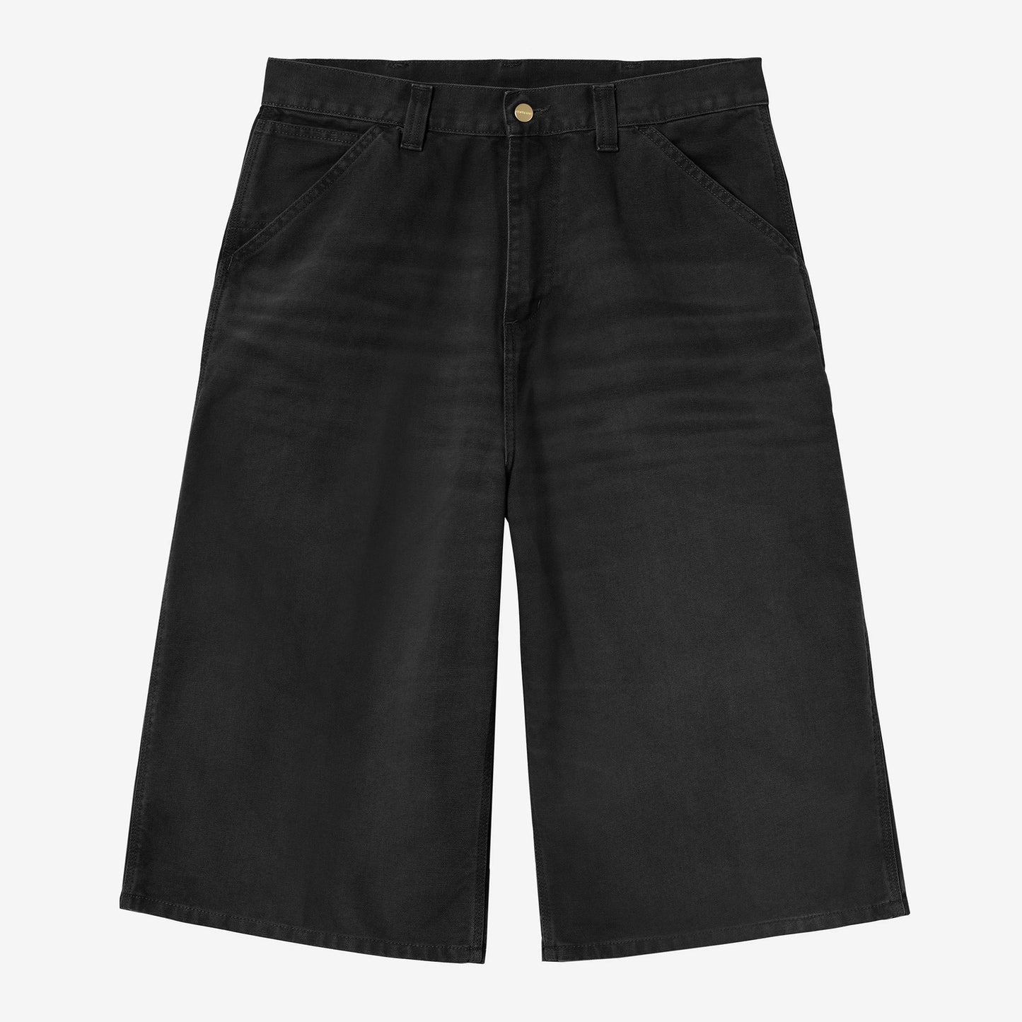 OG Single Knee Long Short - Black stone canvas