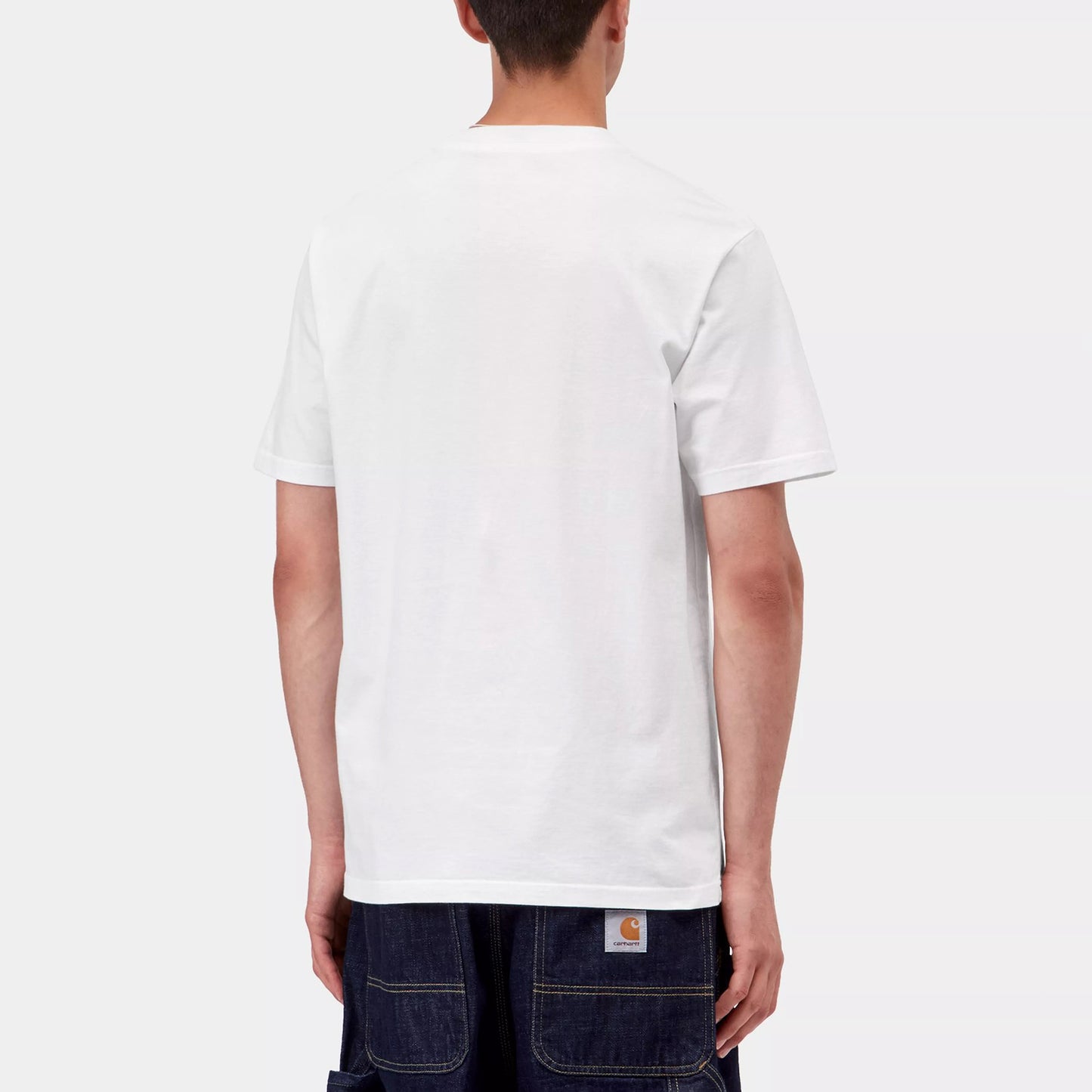 S/S Slingshot T-Shirt - White, heavy enzyme wash
